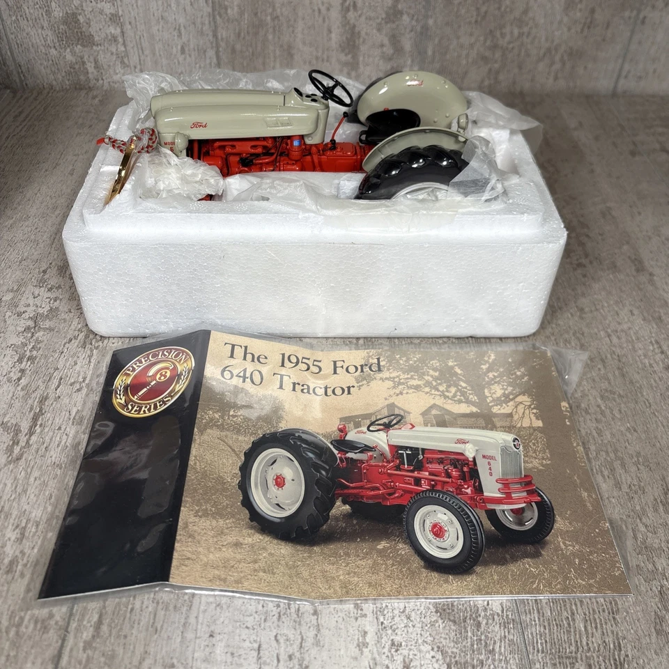 1/16 Ertl Ford 640 Precision Series #8 Tractor Diecast - Image 2 of 4