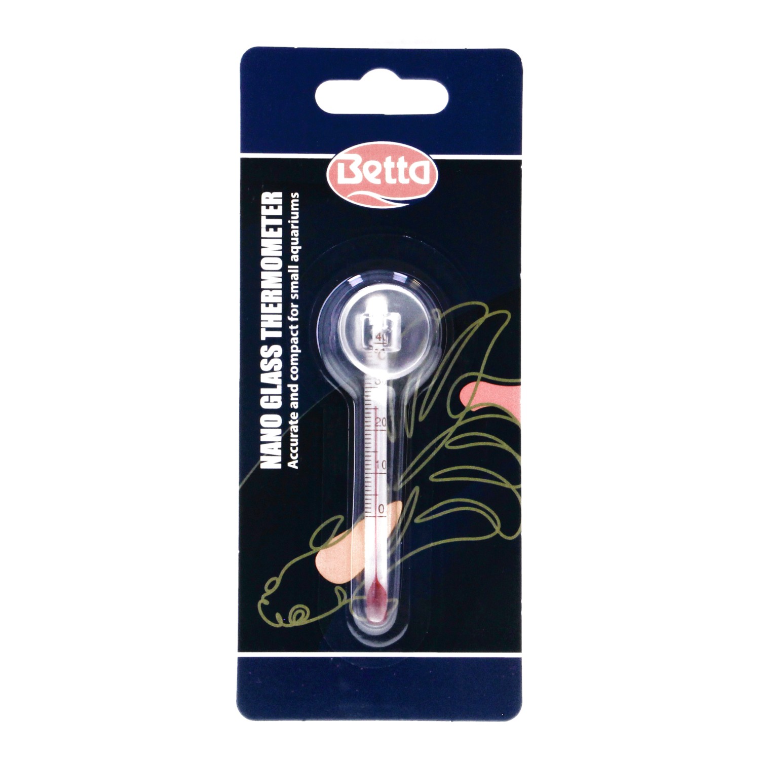 Betta Glass Thermometer Heating Monitoring Aquarium Fish Tank