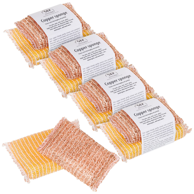 #ad Redecker Copper Sponge Set 4 Pack Non Scratch Scrubber For Pots Pans Kitchen $189.93
