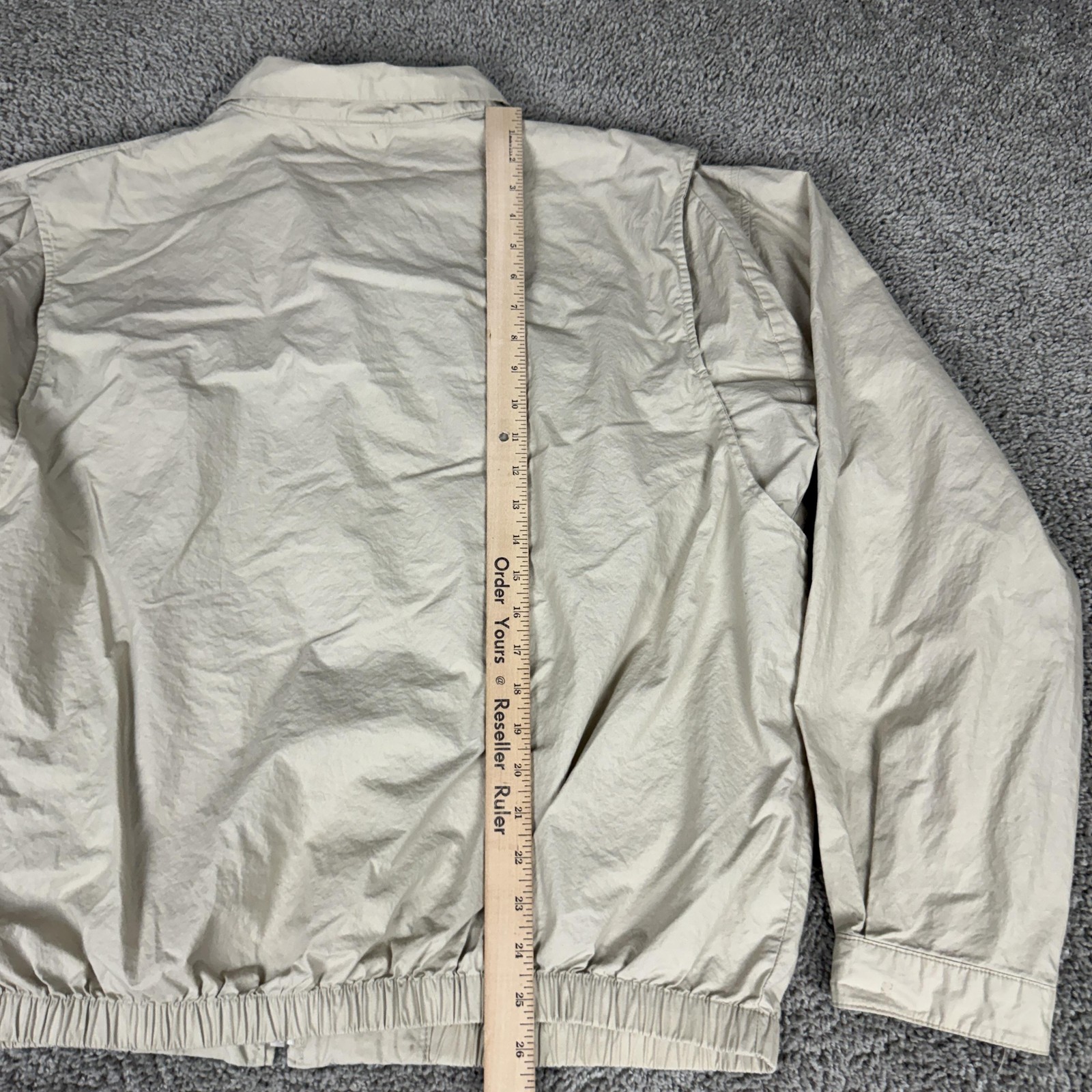 Brooks Brothers Jacket Mens XL Beige Golf Lined Windbreaker Bomber Full Zip thumbnail 15