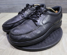 NO INSOLES SAS Bout time men 11.5 walking shoes black leather comfort usa made