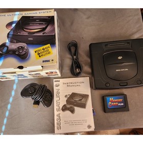 Sega Saturn Model 2 Console Gaming System Black MK-80000A