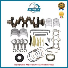 JAGUAR F-PACE 2.0 D MOTOR AJ200D 204DTD CIGÜEÑAL DE NITRATO + KIT DE RECONSTRUCCIÓN DEL MOTOR