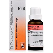 Dr Reckeweg R18 Drops 22ml Pack FREE SHIPPING