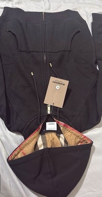 Burberry Black Full-Zip HoodieSmall