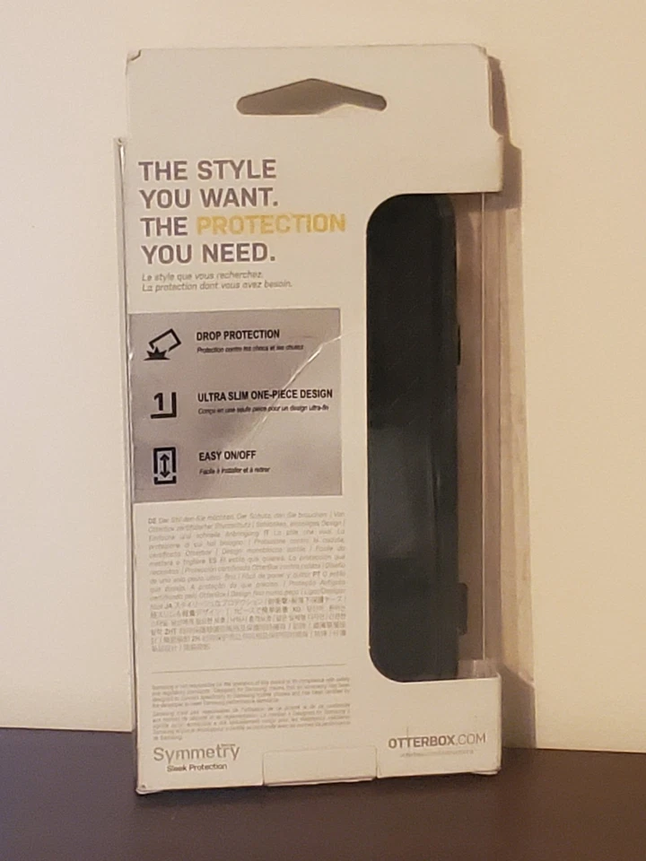 Funda negra OtterBox serie Symmetry para Galaxy J7 2017 V Perx Prime Sky Pro Halo Foto 2 de 2