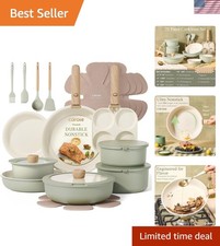 25pcs Pots and Pans Set Non Stick, Cookware Sets, Kitchen Set, Oven/Dishwashe...