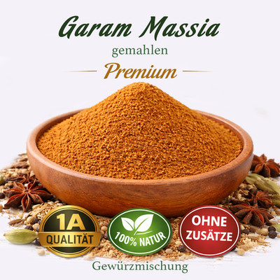 100g Garam Masala 100g Gewürzmischung 1A Qualität 100% Naturbelassen ohne Gentec