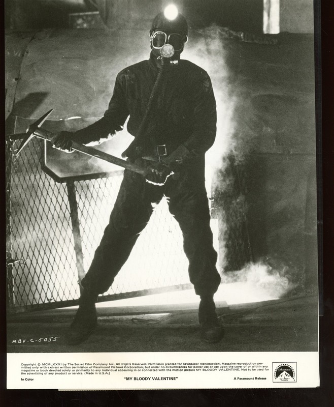 MY BLOODY VALENTINE Original 1981 8 x 10 Horror Movie Still MINER vv