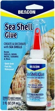 Sea Shell Glue for Creating and Decorating with Shells, Wood, Metal, Ceramic, an
