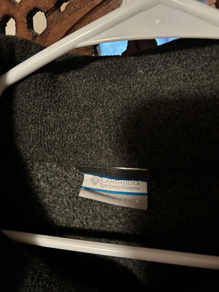 Columbia Sportswear Mens Gray Long Sleeve Pullover Full Zip Size Large Fleece - Image 2 of 4