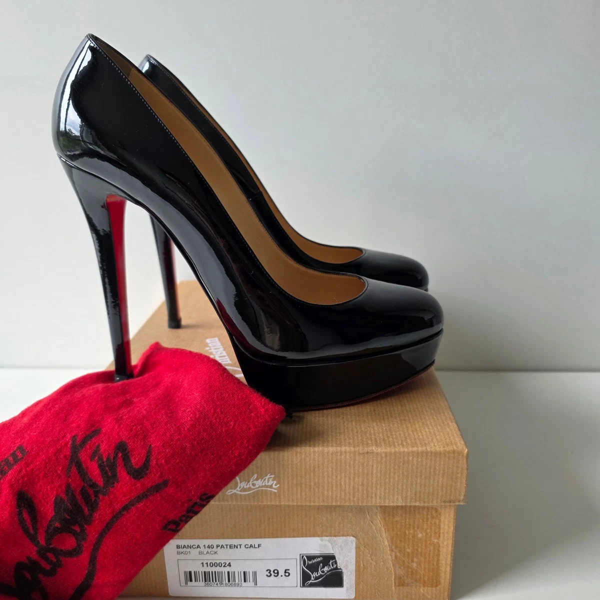 Christian Louboutin Bianca Pump Patent Leather Heels for sale | eBay