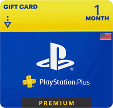 PlayStation Plus Premium 1 Month USA  PS4 PS5  Digital Code  Instant Delivery