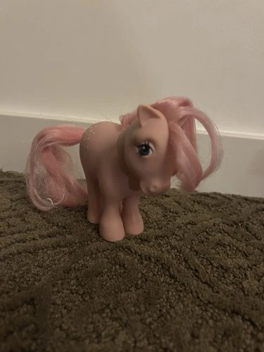 1982 Vintage My Little Pony MLP G1 Pink Cotton Candy Collector Pose Hong Kong 