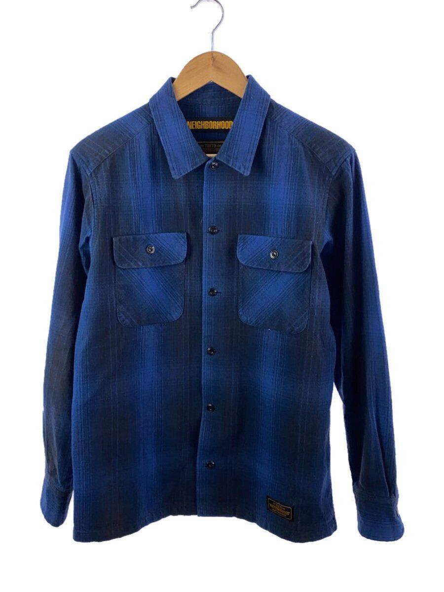 Neighborhood Flannel Shirt M Cotton Navy Check 182ARNH-SHM02 Neighborhood Flannel Shirt M Cotton Navy Check 182ARNH-SHM02