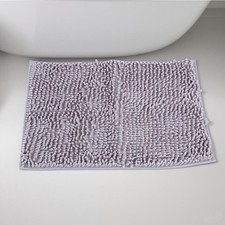 Bathroom Rugs Bath Mats Shower Rug Dark Gray Non-slip Microfiber Soft 20x32in