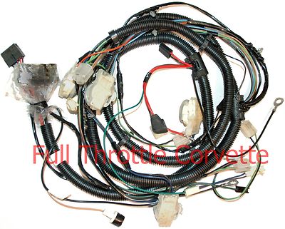 US MADE 1982 Corvette Wiring Harness Forward Front Lamp No Tape Player Lectric L