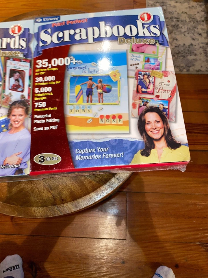 Cosmi Print Perfect Scrapbook & Greeting Cards Combo New Sealed - Image 3 of 4