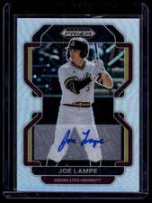 Joe Lampe 2022 Panini Prizm Draft Picks #PDP92 Base Autographs Silver Auto