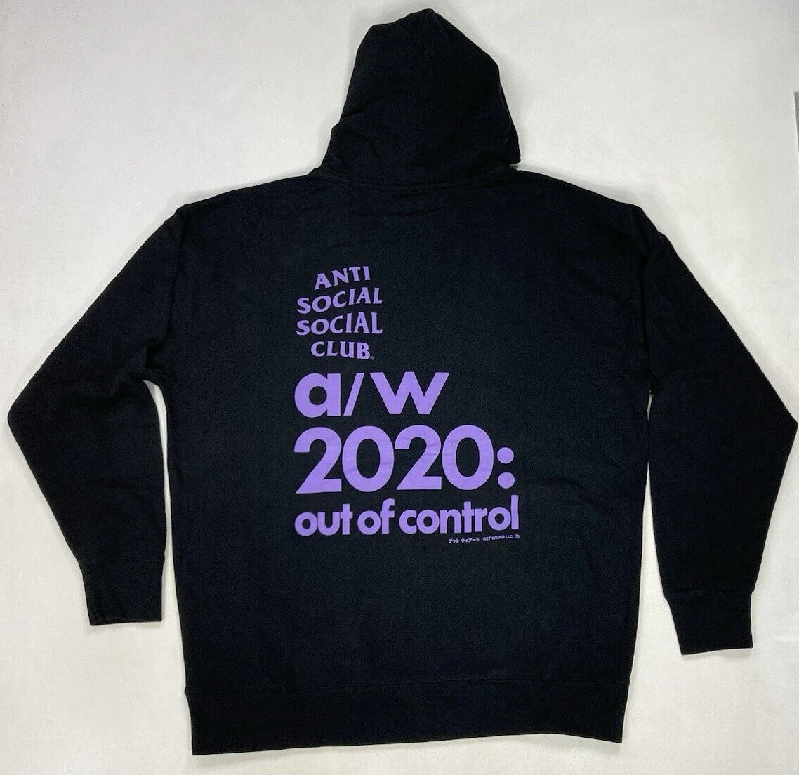 Hoodie Anti Social Social Club Noir - Taille L - Neuf (sans étiquettes) - Homme