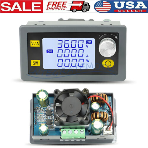 Digital DC-DC Buck Boost Converter Constant Voltage & Current Power Regulator US