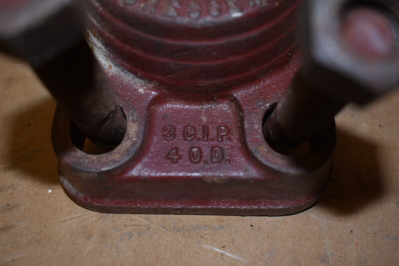 Dresser saddle tap tee 3" cip ,4" od eBay