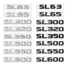F&uuml;r Mercedes Benz SL63 SL65 SL320 SL350 SL500 SL550 Embleme Aufkleber Badge Auto