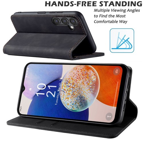 For Samsung Galaxy A15 5G Leather Case Card Slots Pocket Wallet Flip Pouch Cover - Picture 25 of 41