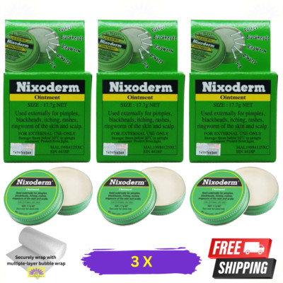 3 X Nixoderm Salbe 17.7g Für Haut Probleme Akne Hautausschläge Ekzem
