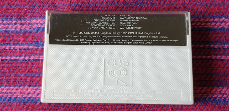 George Michael ~ Listen Without Prejudice ( Malaysia Press ) Cassette - Image 2 of 4