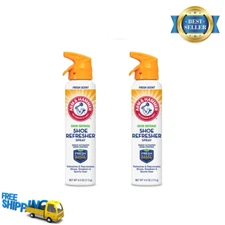 Arm & Hammer Odor Defense Shoe Refresher Spray, 4 oz, Odor Control ( 2 PACK )