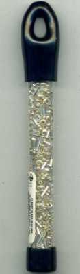Beaders Paradise LTCGM19 Czech Glass Silver Mine Mix of Bugles 6/0 E-Beads and..