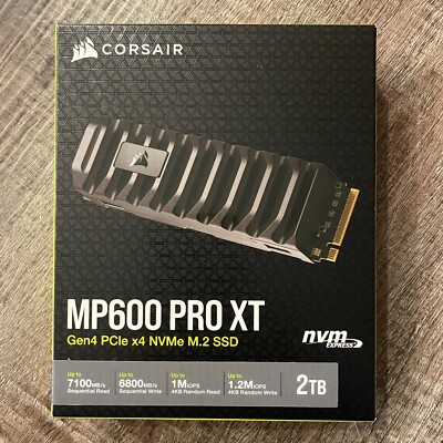 Corsair MP600 PRO XT 2TB SSD Gen4 PCIe x4 NVMe M.2 Heatsink CSSD-F2000GBMP600PXT