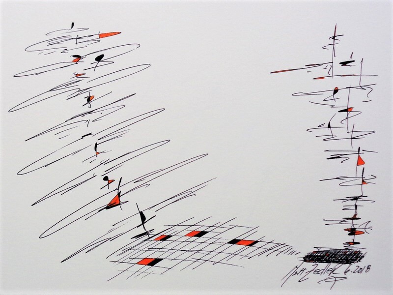 Matt Zedler Original | Drawing  | #B428 | 1 of 1 | 9 x 12" | Ink on Paper | $200