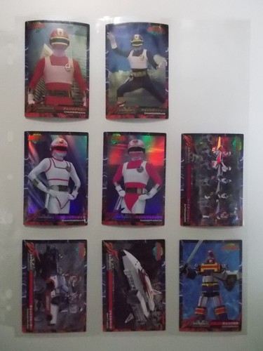 Super Sentai 25th anniversary card Wafer Morinaga Flashman Bioman Power Rangers - Picture 34 of 139