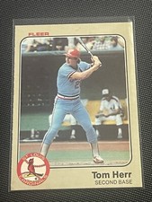 1983 Fleer - #9 Tom Herr