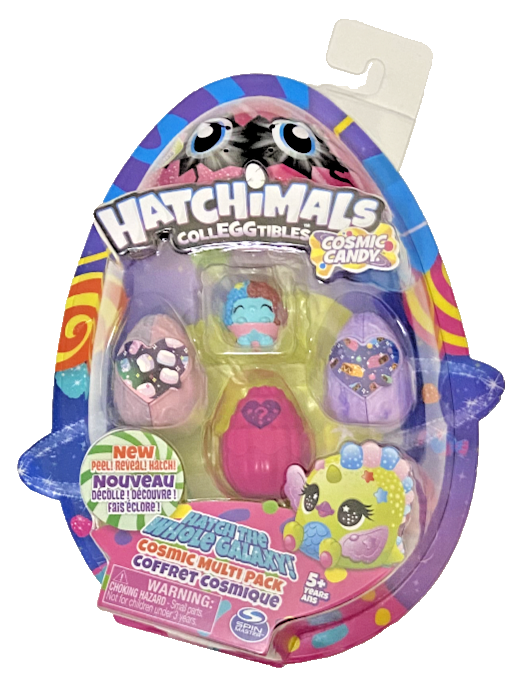 HATCHIMALS CollEGGtibles Cosmic Candy Hatch The Galaxy! 4 Pack Mini ...