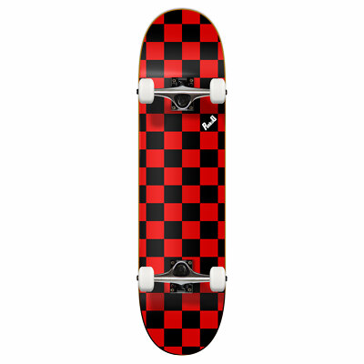 Yocaher Graphic Complete 7.75'' Skateboard - Checker Red