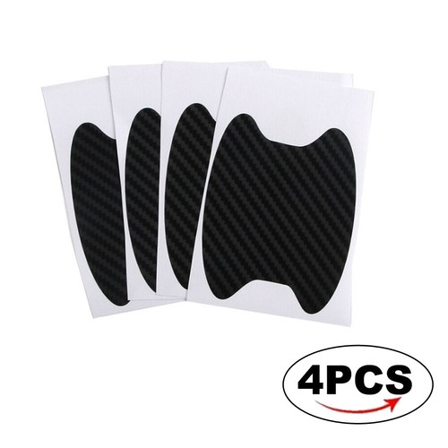 4X Carbon Fiber Door Handle Protector Film Anti Scratch Stickers Car Accessories - Picture 3 of 12