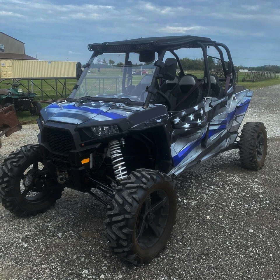 UTV Full Clear Windshield for 2014-2021 Polaris RZR 900 S RZR 1000 XP 1000 /4 - Imagem 3 de 4
