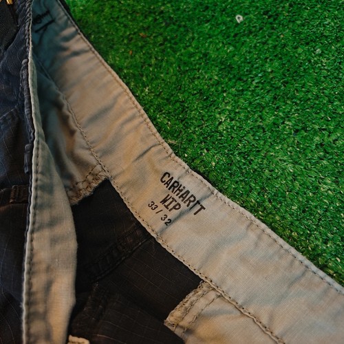 Carhartt Wip Aviator Pants Mens 33x32 black straight zip fly cargo utility - Picture 12 of 16