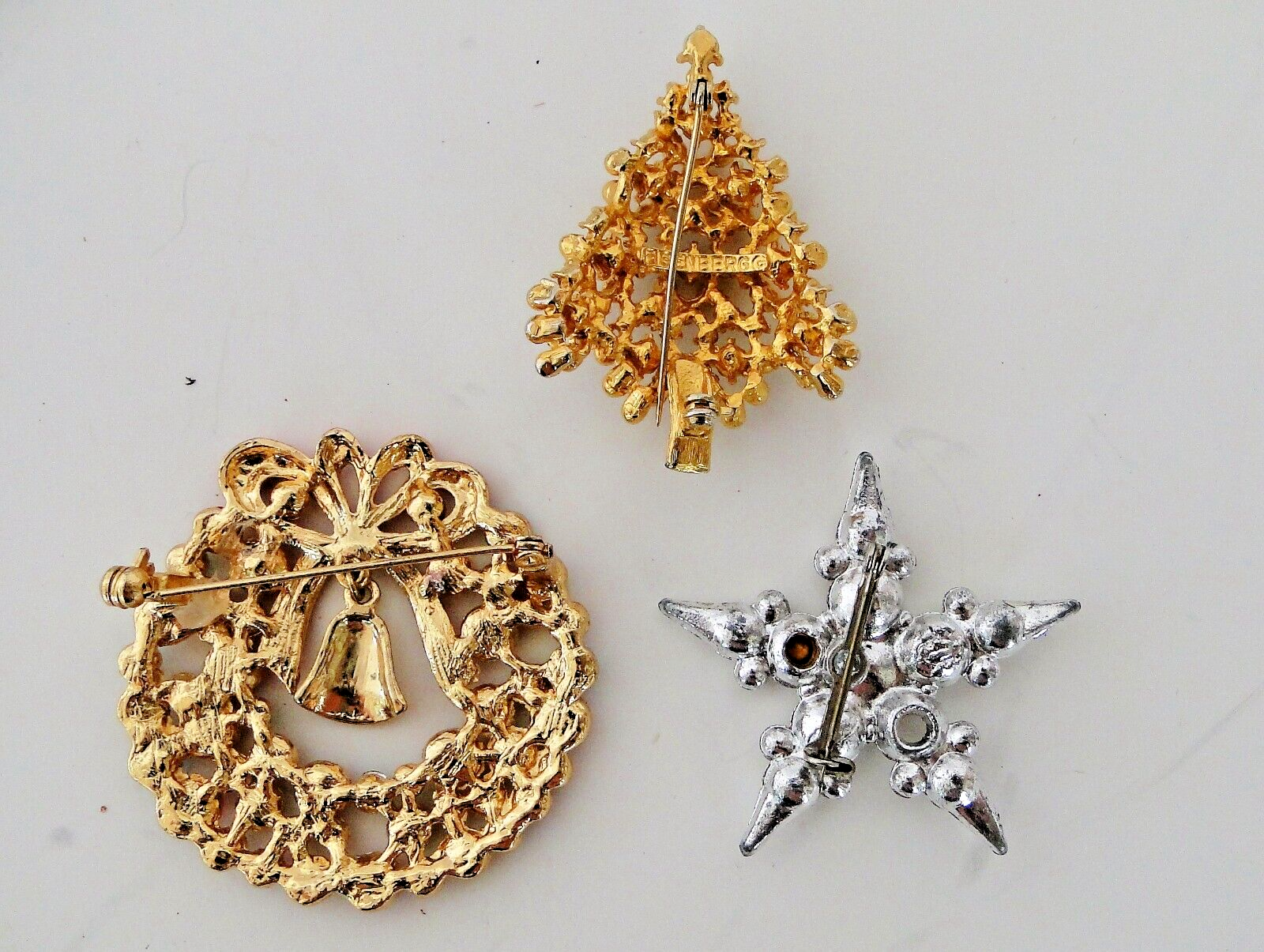 16 Vintage & Now Signed Christmas Brooch Pins Eisenberg Gerry's Holland