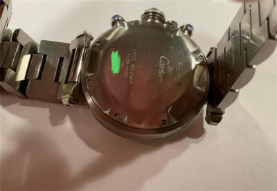 Cartier Pasha Stainless Steel 38mm Chronograph Watch Swiss Made