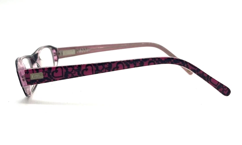 NEW CANDIE'S C NICOLETTE BLK BLACK PINK AUTHENTIC EYEGLASS FRAMES 44-16-130 - Image 3 of 4