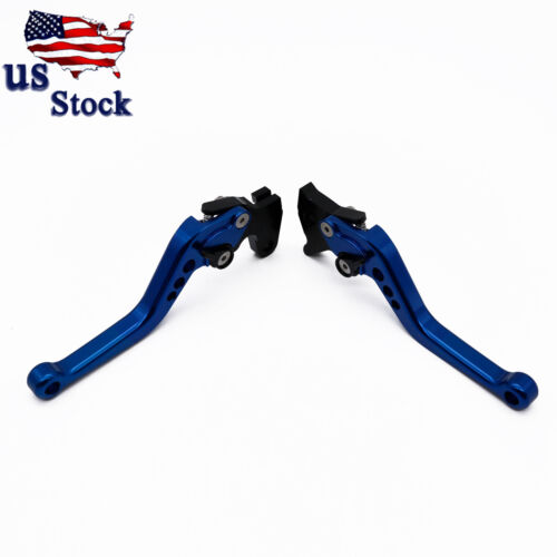 For Yamaha CNC Blue Shorty Brake Clutch Levers YFM700 RAPTOR 700R 2008-2024 2023