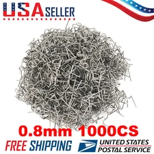 1000PCS Hot Stapler Staples Repair Kit For Plastic Welder Gun Car Bumper Fender