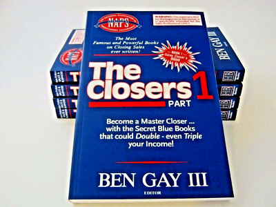 The Closers Part 1 Lot of 5 Books Ben Gay III Famous Blue Book Bundle