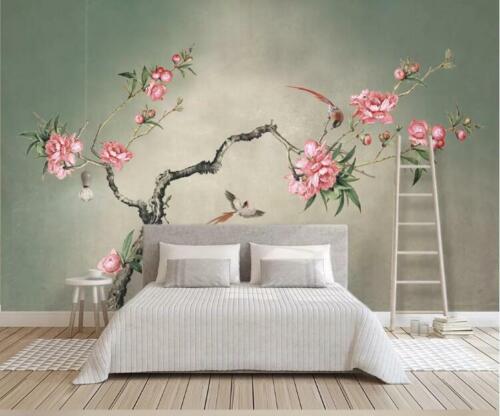 3D Plum Blossom B50 Wallpaper Wall Mural Removable Self-adhesive Sticker  Zoe | eBay