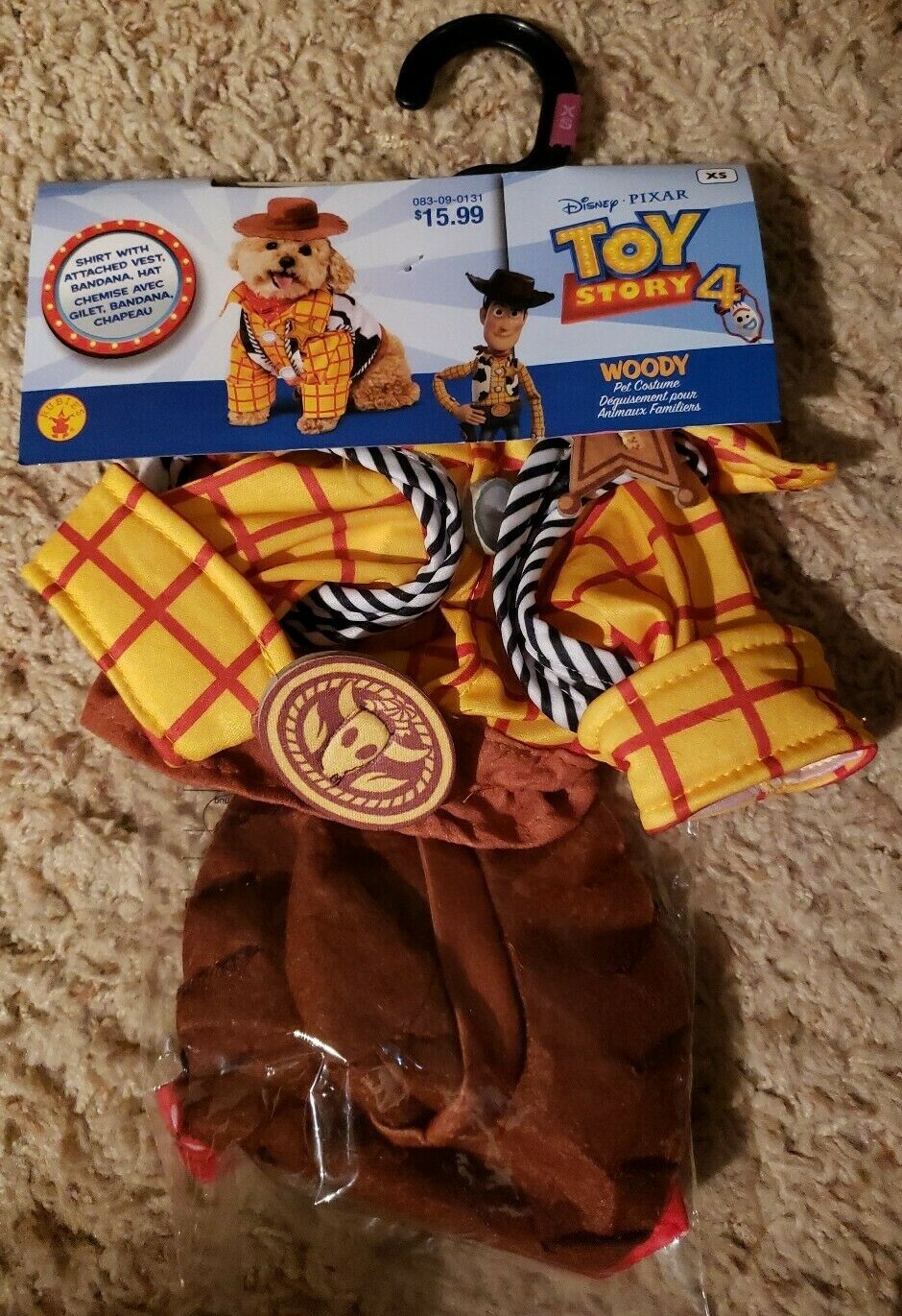 woody dog costume