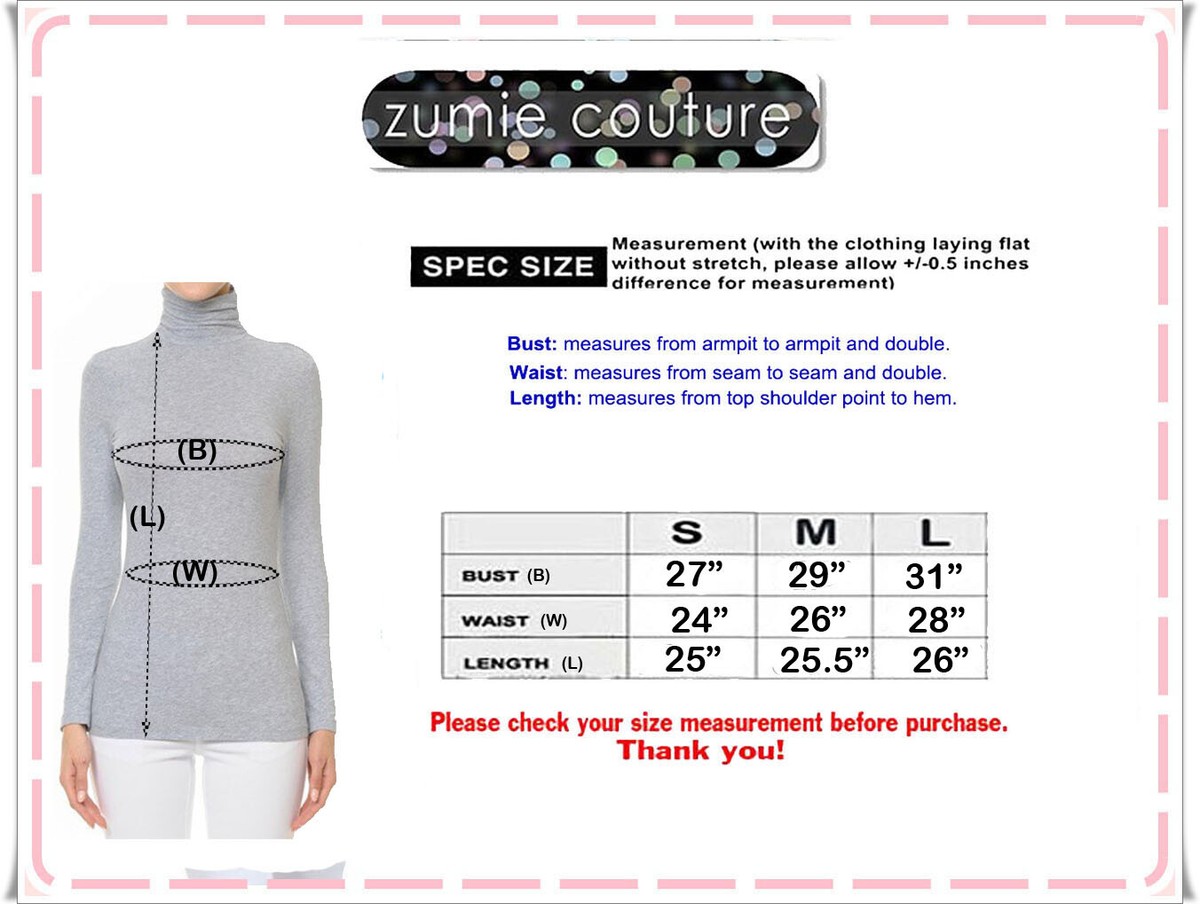 Blueサイズ２５ Basic Stretch Cotton SCRUNCH Turtleneck Long Sleeves Fitted Top Sz